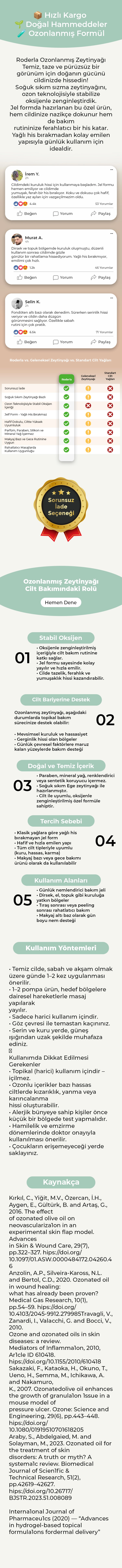Roderla Ozonlanmış Zeytinyağı | Kuruluk ve Hassasiyete Karşı Doğal Destek