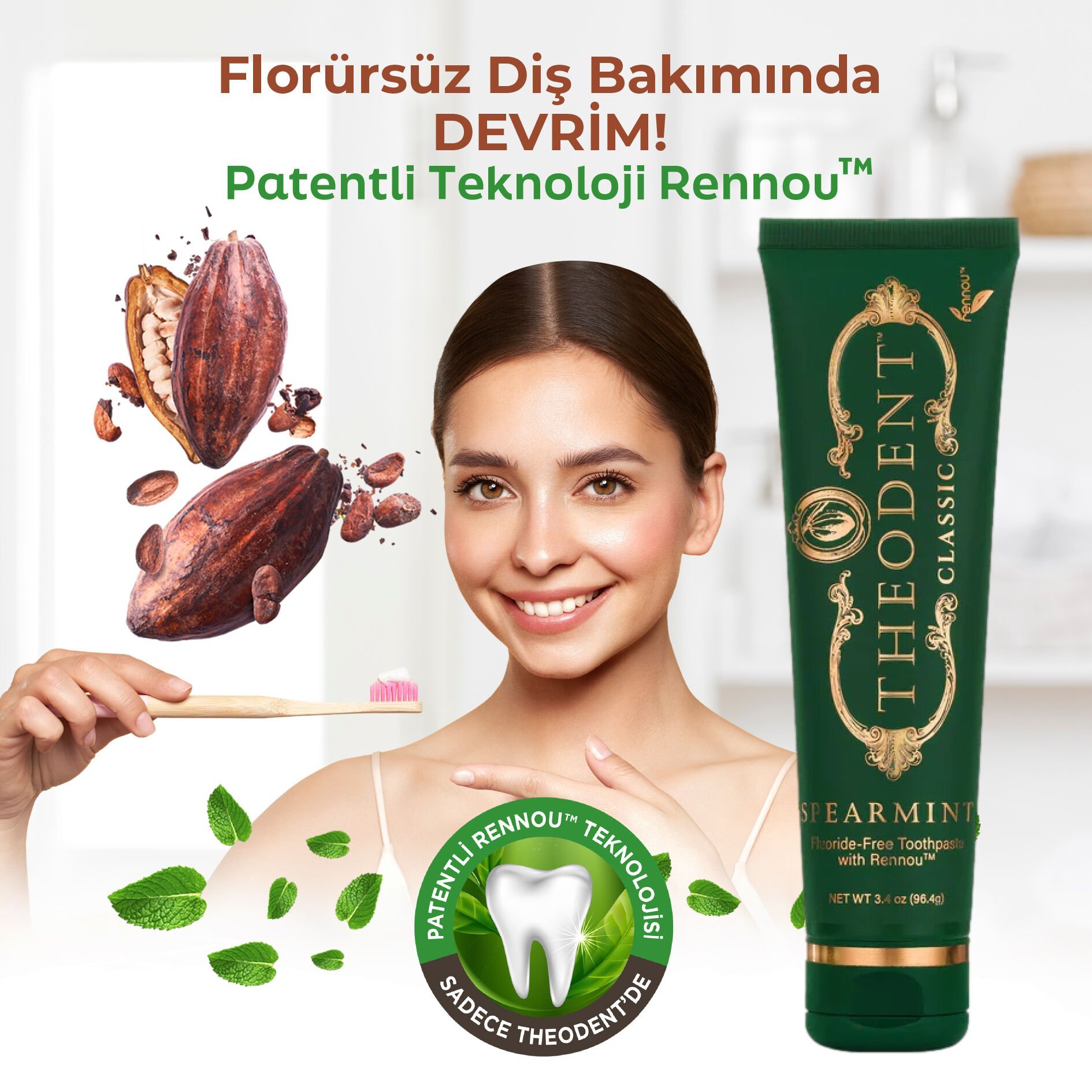 Theodent Classic – Florürsüz  Diş Macunu