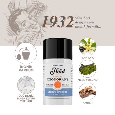 Floïd Stick Deodorant Citrus Spectre