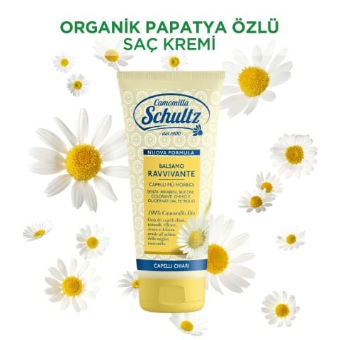 Schultz Saç Kremi - Organik Papatya Özlü Canlandırıcı (200ml)