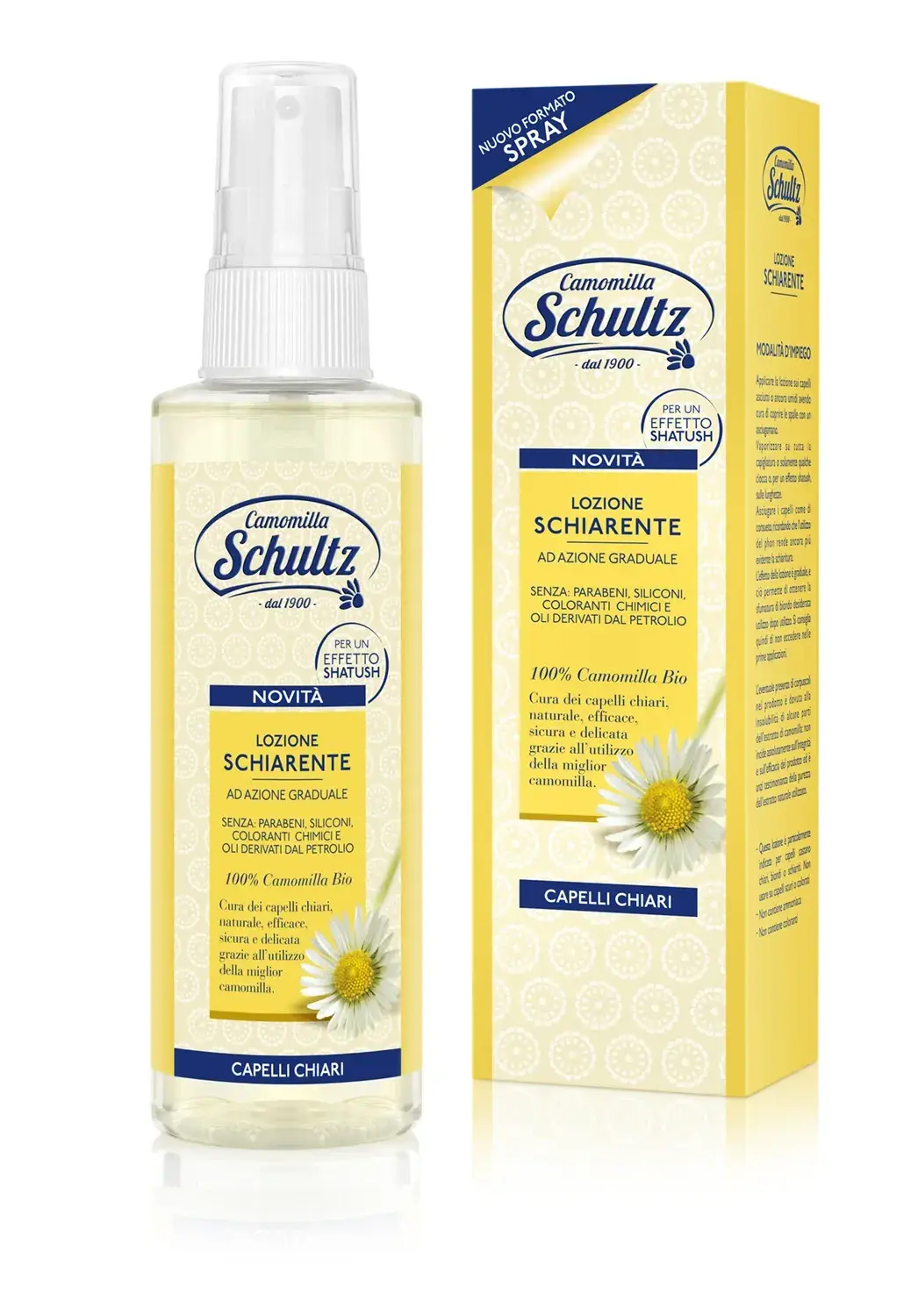 Schultz Saç Açıcı Sprey Losyon - Organik Papatya Özlü (150ml)