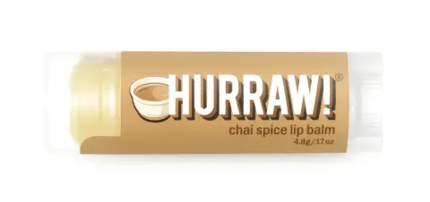Hurraw! Chai Spice Lip Balm - Egzotik Baharat Özlü Nemlendirici