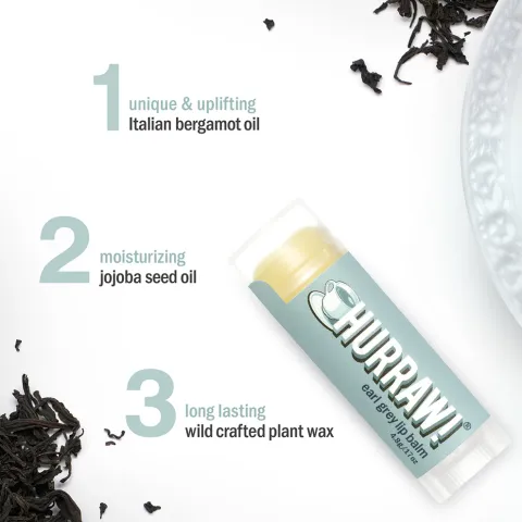 Hurraw! Earl Grey Lip Balm