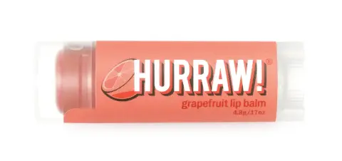 Hurraw! Grapefruit Lip Balm - Pembe Greyfurt Özlü & Tazeleyici