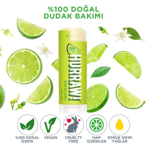 Hurraw! Lime Lip Balm