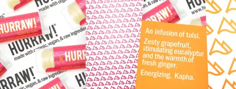 Hurraw! Kapha Lip Balm - Zencefil & Greyfurt Canlandırıcı