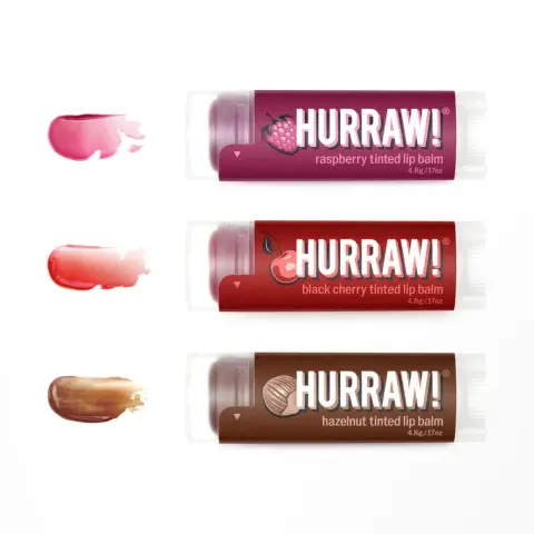 Hurraw! Hazelnut Tinted Lip Balm - Fındık Yağı Özlü Doğal Kahve