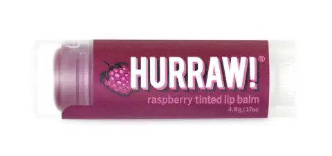Hurraw! Raspberry Tinted Lip Balm - Mor Havuç Özlü Doğal Renk