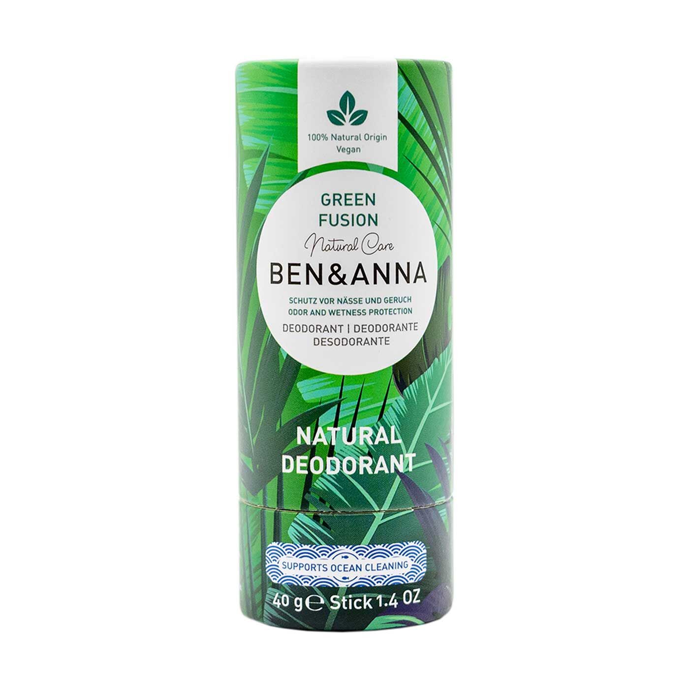 Ben&Anna Doğal Deodorant – Green Fusion - 40 mg