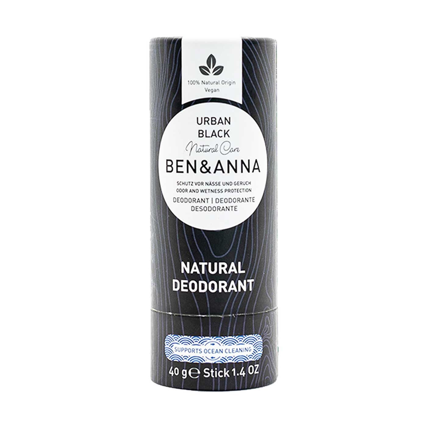 Ben&Anna Urban Black Doğal Deodorant 40 gr - Sedir ve Odunsu