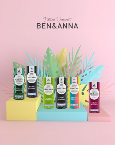 Ben&Anna Mint Doğal Deodorant 40 gr - Taze Nane Aromalı
