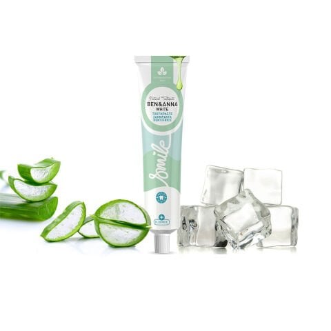 Ben&Anna Beyaz Diş Macunu 75 ml - Aydınlatıcı ve Beyazlatıcı