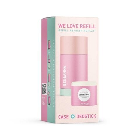 Ben&Anna Kutu Refill Case + Refill Love Me Deostick