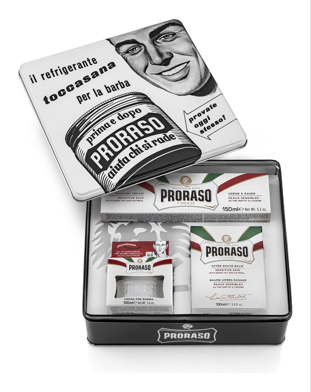Proraso Vintage Toccasana Tıraş Seti - Hassas Ciltler İçin
