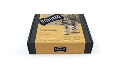 Proraso Duo Sakal Seti - Wood & Spice (Şampuan ve Yağ)