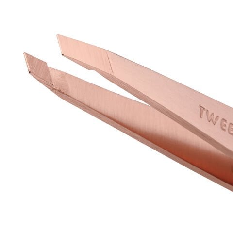 TWEEZERMAN Rose Gold Eğik Uçlu Cımbız