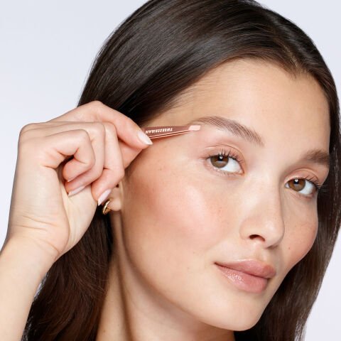 Tweezerman Mini Slant Tweezer Rose Gold - Altın Pembe Cımbız