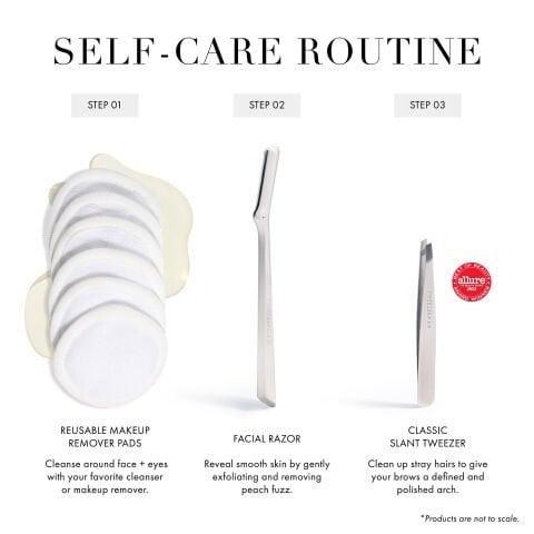 Tweezerman Facial Razor - Yüz Usturası ve Yedek Bıçak Seti