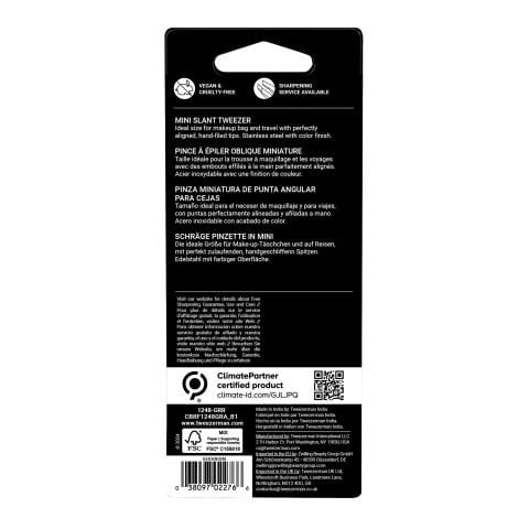 Tweezerman Mini Eğik Uçlu Cımbız - Mercan