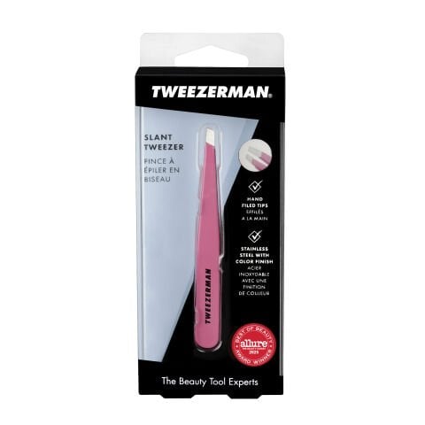 Tweezerman Eğik Uçlu Cımbız - Pembe