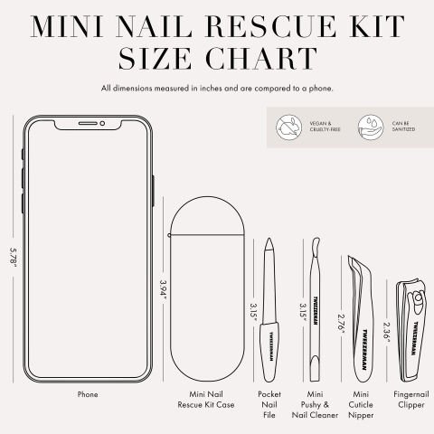 Tweezerman Mini Nail Rescue Kit - Tırnak Bakım Seti
